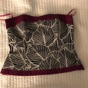 White House Black Market Bustier Top